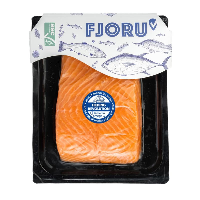 FJORU ASC Lachs Filet Mittelstück mit Haut FEEDING REVOLUTION