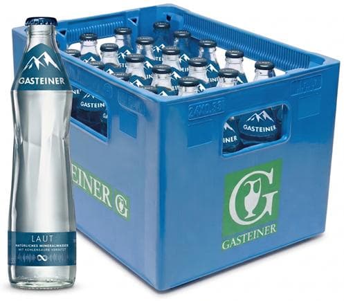 Gasteiner Mineral Water sparkling 24er crate (0.33L reusable)