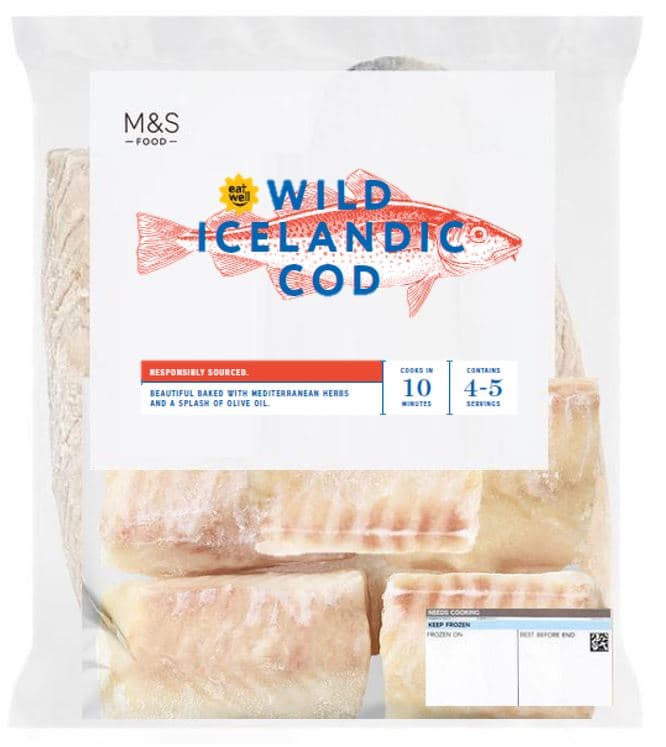 Marks & Spencer 4 Wild Icelandic Cod Fillets