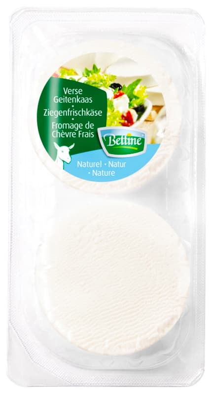 Bettinehoeve fresh goat cheese natural 2x60g