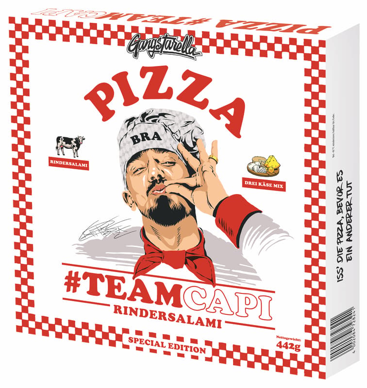 Gangstarella Rindersalami Pizza #TEAMCAPI