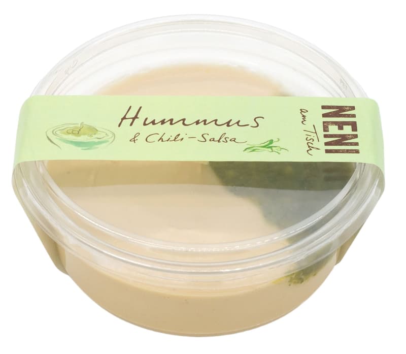 NENI Hummus with mild Chili-Herb Salsa