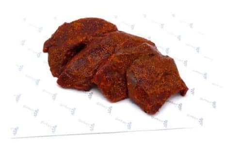 Esterhazy wild boar haunch steak in herb marinade