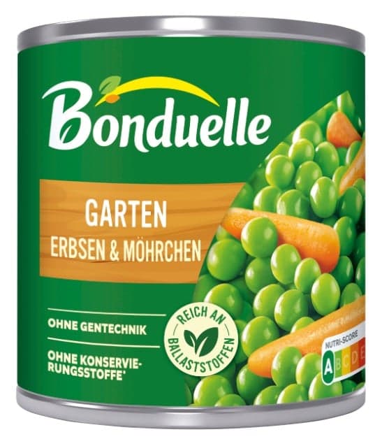 Bonduelle Garten Erbsen mit Möhrchen