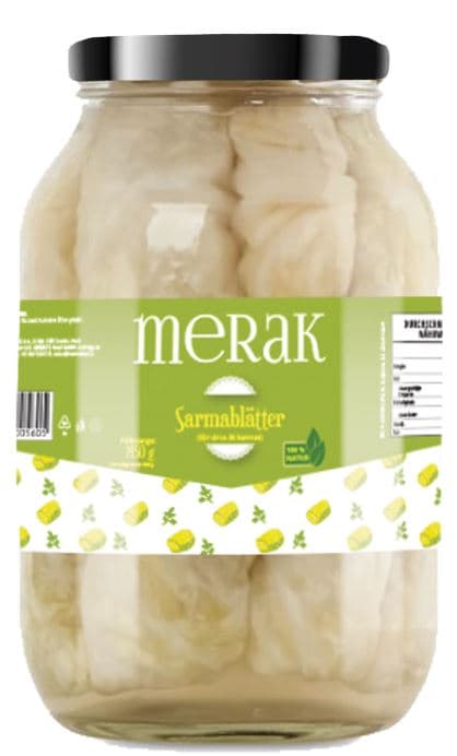 Merak Sarma cabbage leaves