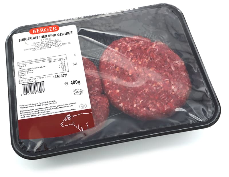 Berger XXL Beef Burger Patties
