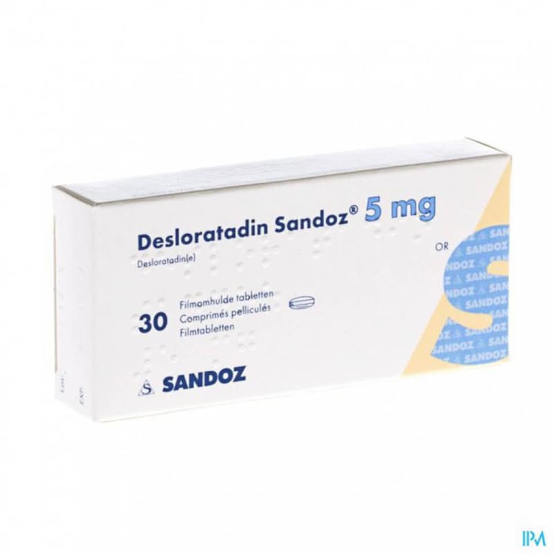 Desloratadine Sandoz 5 mg - film-coated tablets