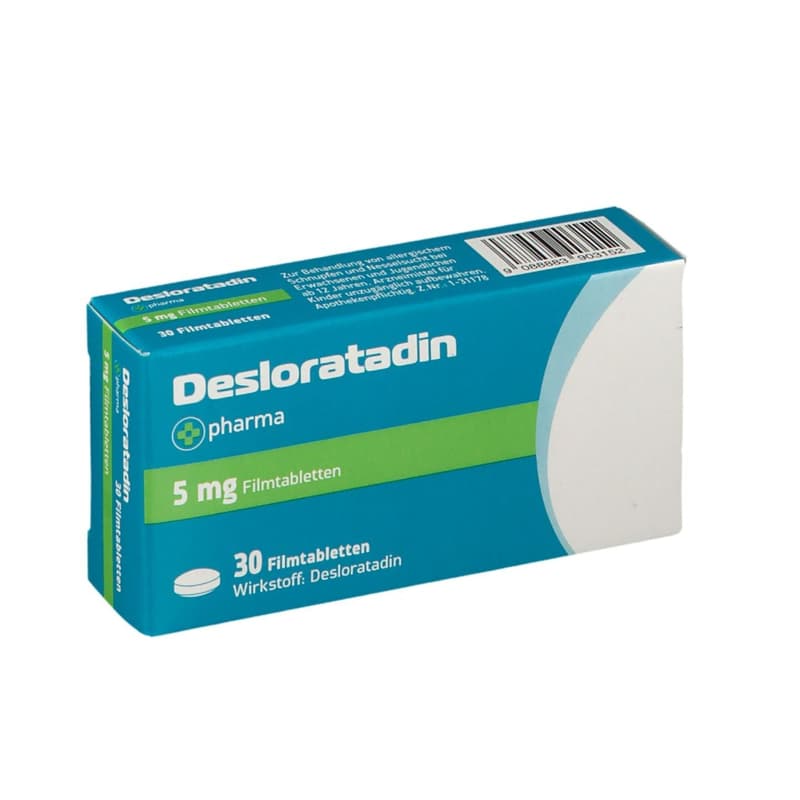 Desloratadine +pharma 5 mg Film-Coated Tablets