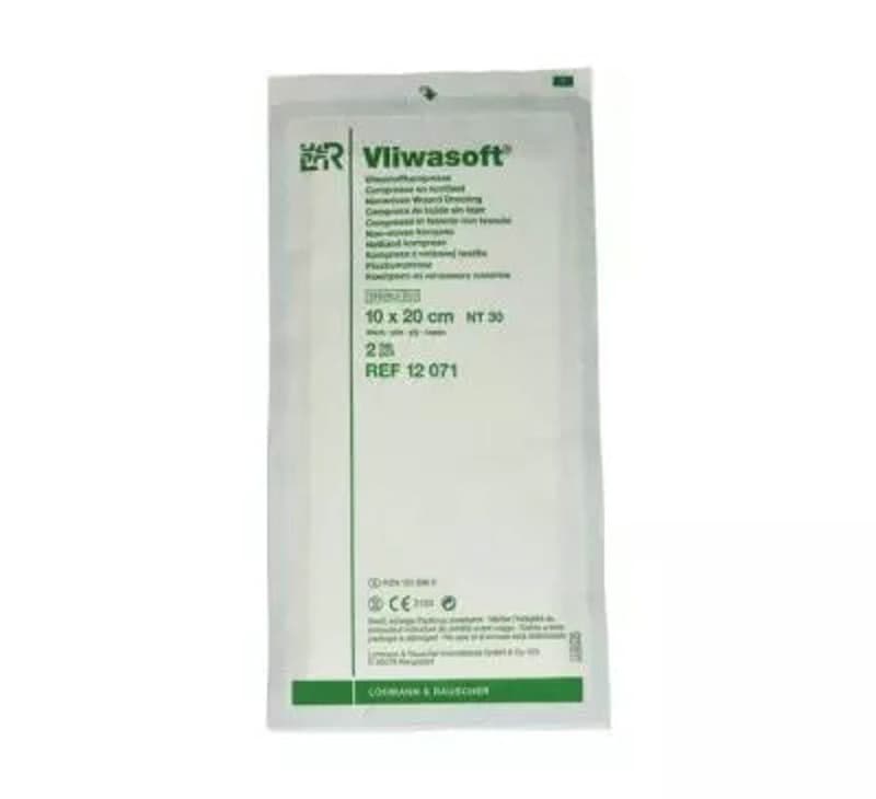 Fleece compresses 6 fold sterile 10cm x 20cm