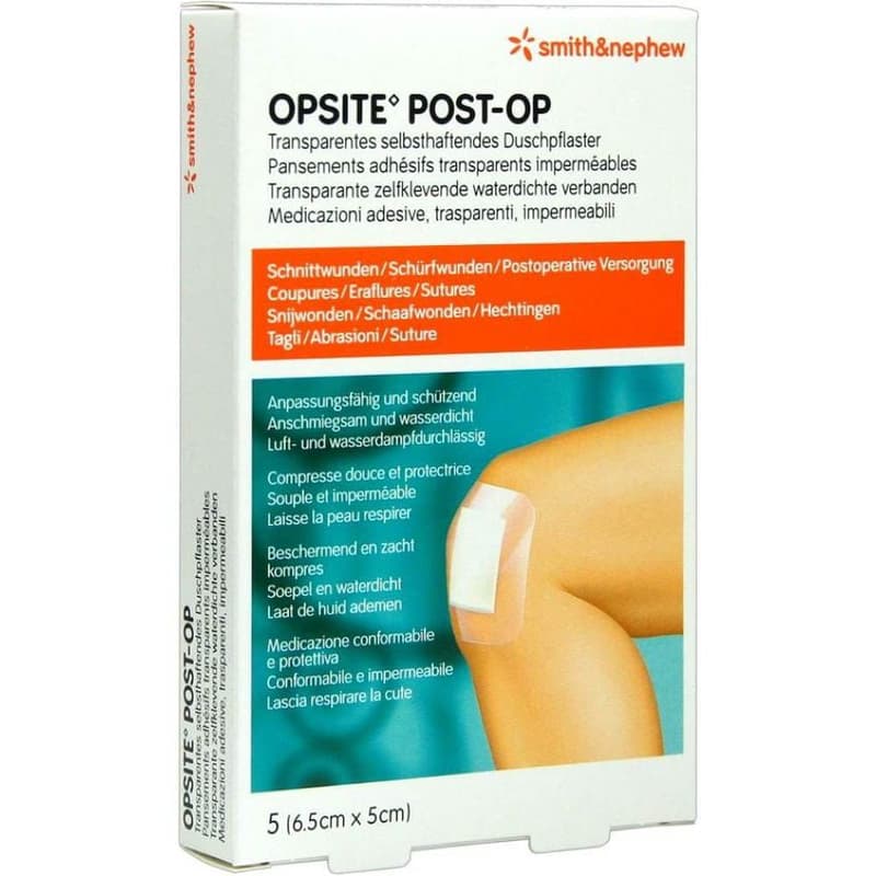 Opsite wound dressing post OP 5X 6,5CM