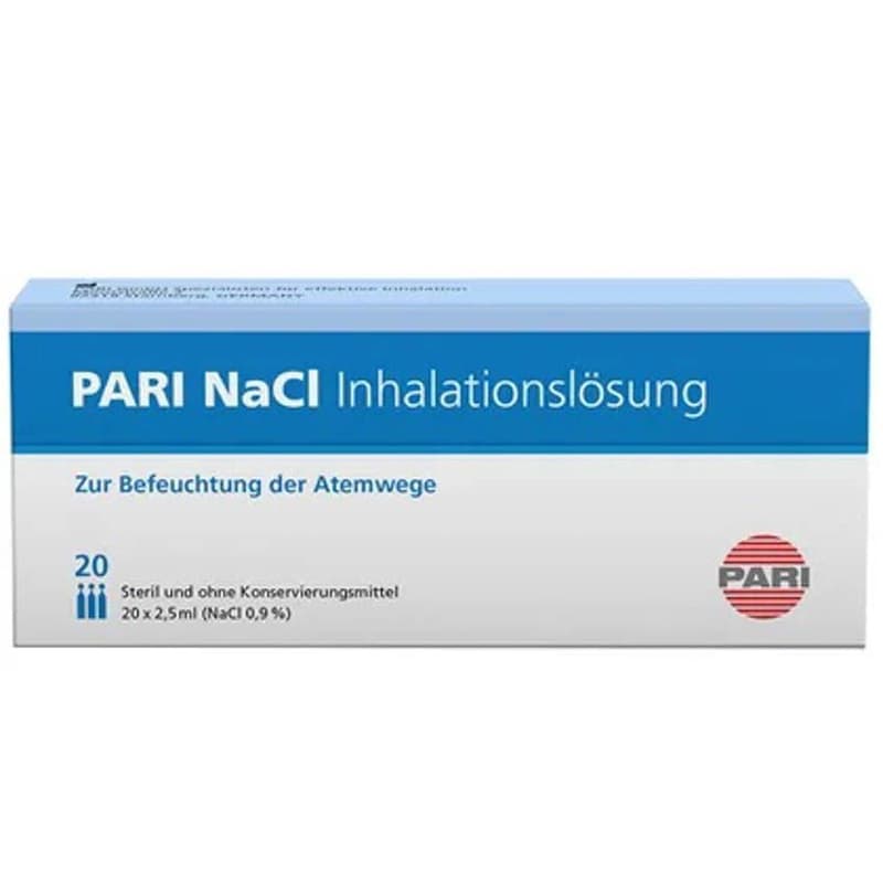 Pari inhalation solution sodium chloride 20 X 2,5ml