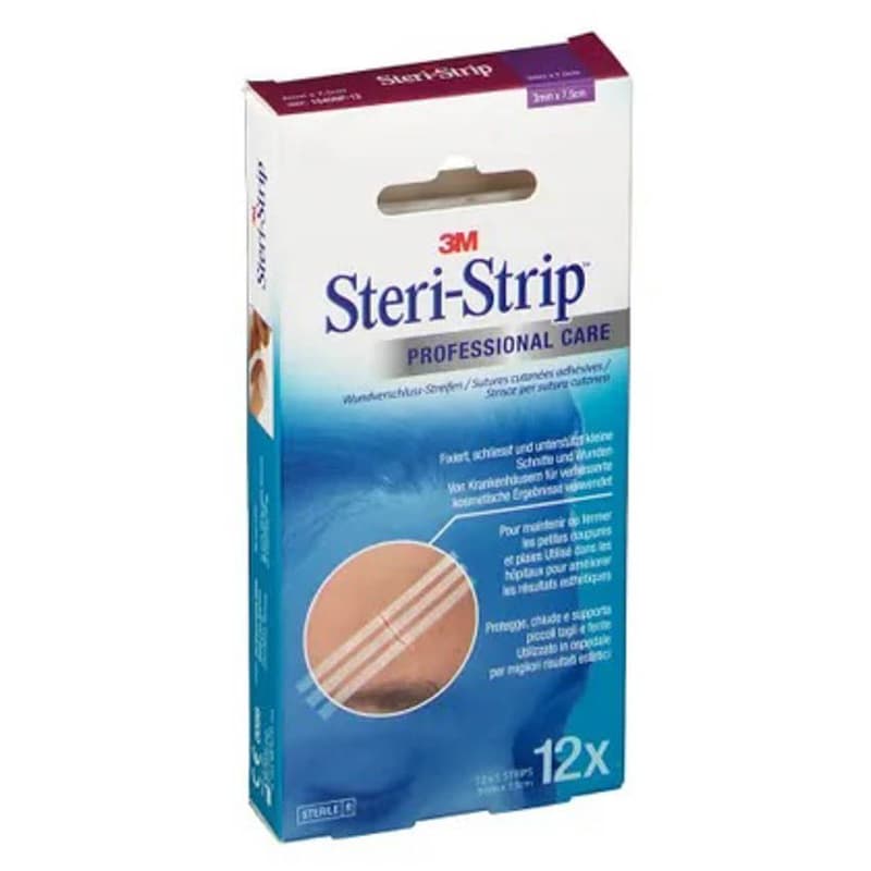 Sterile wound closure strips
