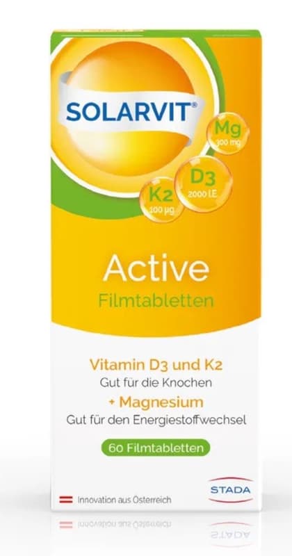 Solarvit D3 K2 MG Active Ftbl 60 ST