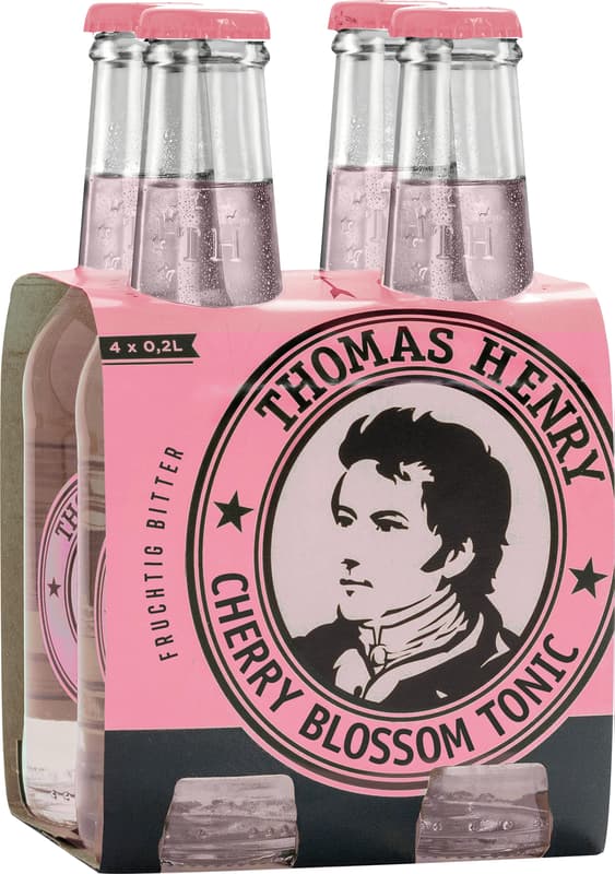 Thomas Henry Cherry Blossom Tonic 4x200ml