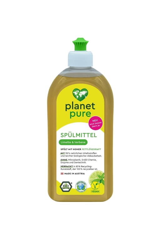 Planet Pure BIO Spülmittel GEL Spülmittel Limette & Verbene