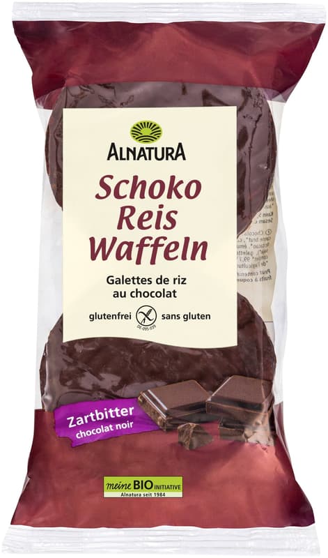 Alnatura BIO Schoko Reiswaffeln Zartbitter glutenfrei