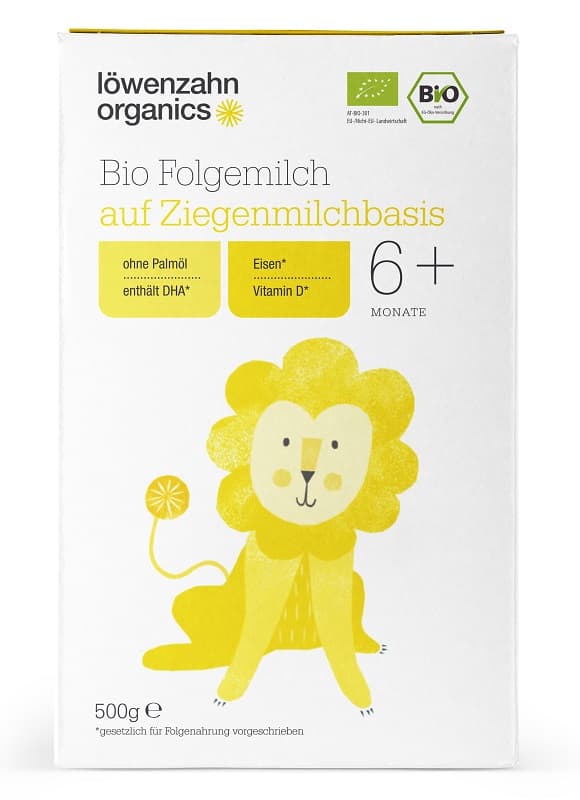 Löwenzahn Organics BIO Folgemilch 6+ Monate Ziegenmilch
