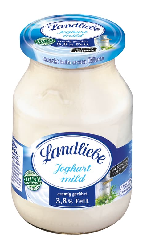 Landliebe Naturjoghurt mild 3,8% im Mehrwegglas