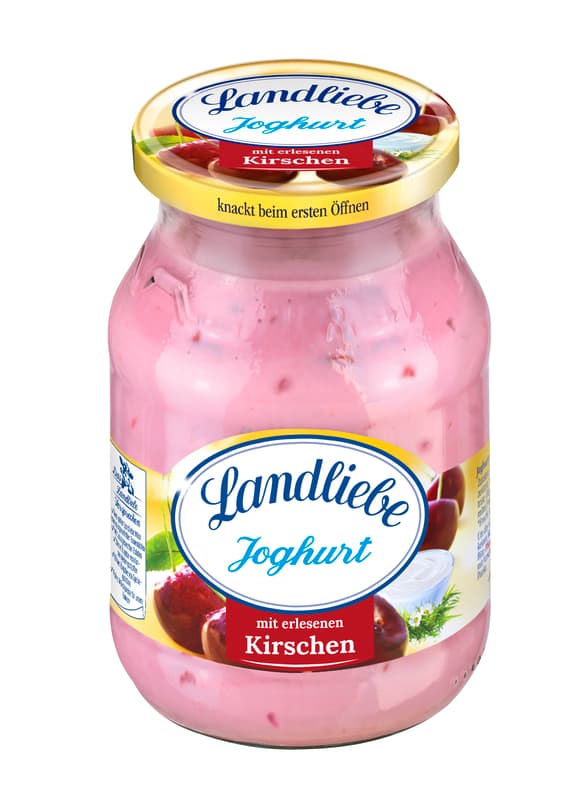 Landliebe Fruchtjoghurt Kirsche im Mehrwegglas