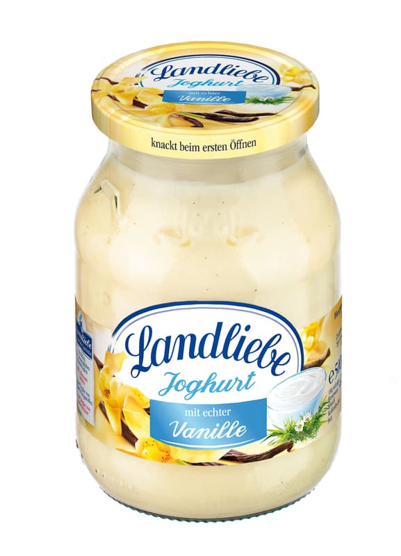 Landliebe Fruchtjoghurt Vanille im Mehrwegglas