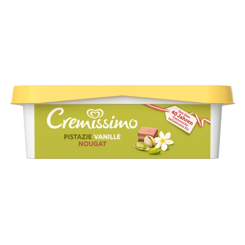 Cremissimo Pistachio Vanilla Nougat Ice Cream