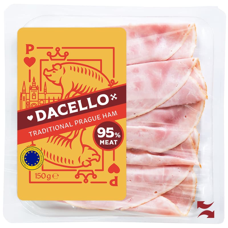 Dacello Traditioneller Prager Schinken geschnitten g.t.S.
