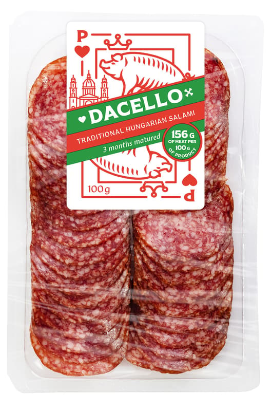 Dacello Original Ungarische Salami geschnitten