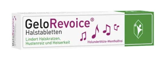 Gelorevoice throat tablets elderflower-mentholfree