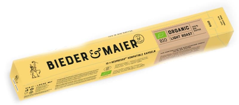 Bieder & Maier Organic Light Roast Capsules