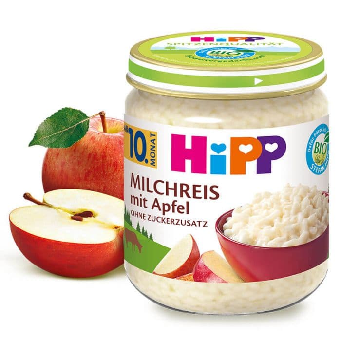 HiPP BIO Rice pudding with apple