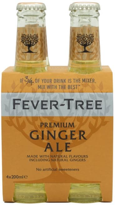 Fever-Tree Premium Ginger Ale 4x200ml