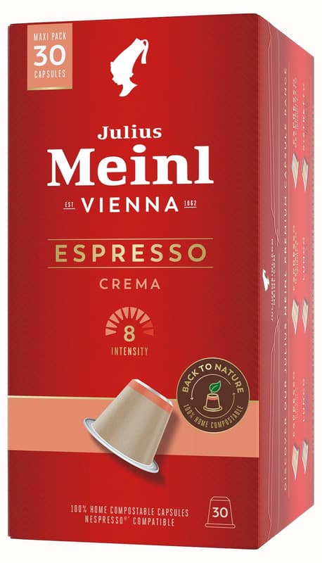 Julius Meinl XXL Espresso Crema Biodegradable 30 Capsules