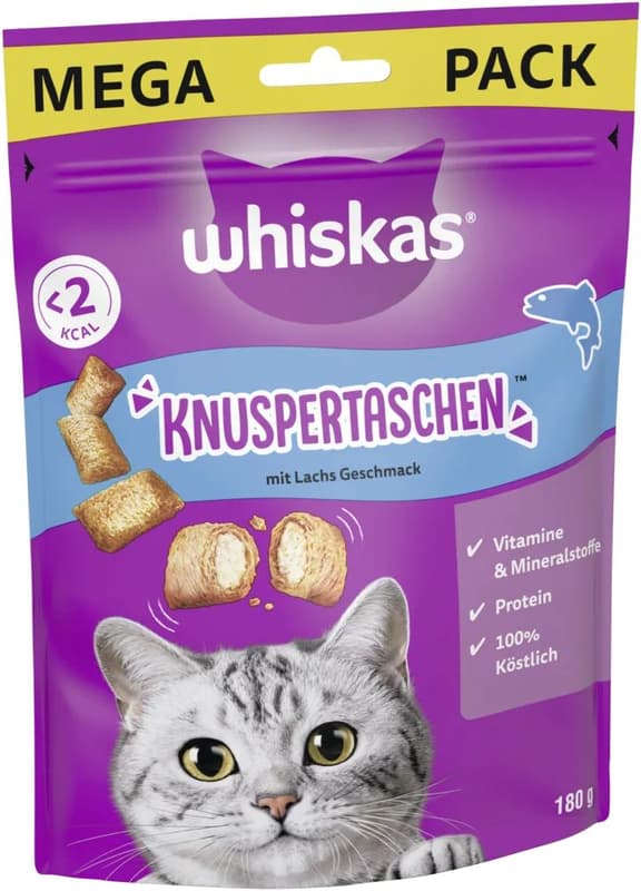 Whiskas Crispy Pockets with Salmon