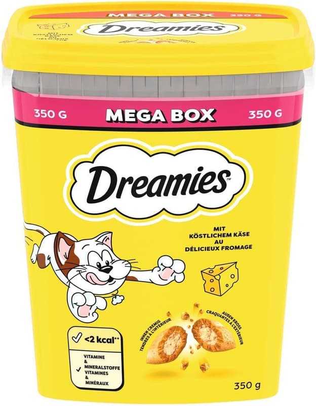 Dreamies mit köstlichem Käse