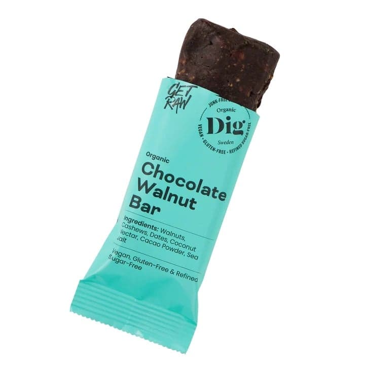GET RAW ORGANIC Chocolate Walnut Bar
