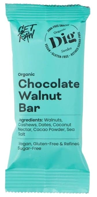 GET RAW ORGANIC Chocolate Walnut Bar