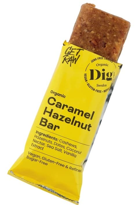 GET RAW ORGANIC Caramel Hazelnut Bar