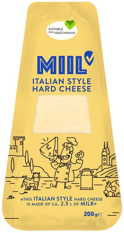 Miil Hartkäse nach italienischer Art