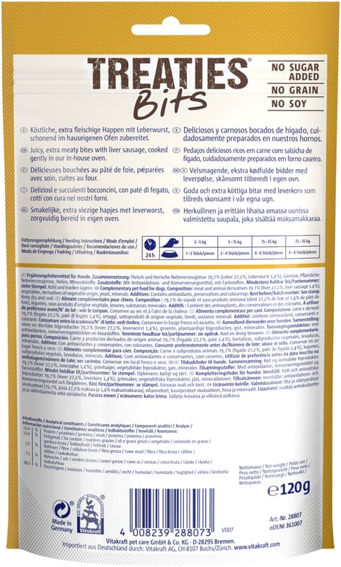 Vitakraft Treaties Bits Leberwurst