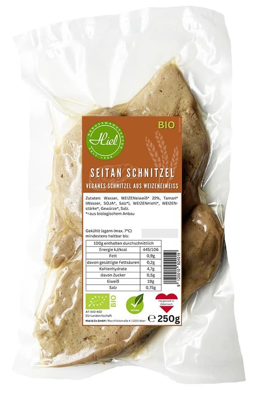 Hiel BIO Seitan Schnitzel VEGAN