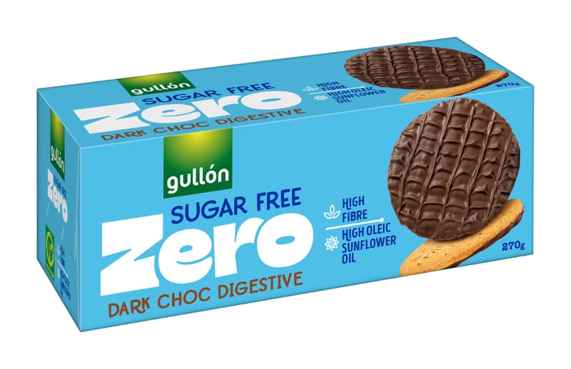 Gullón Digestive Vollkornkekse überzogen mit Schokolade zuckerfrei