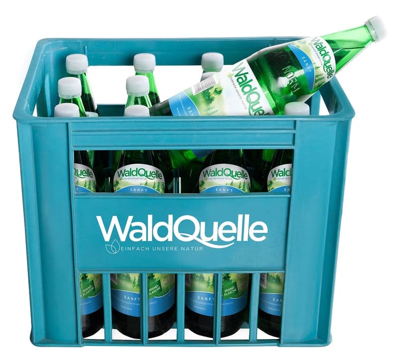 Waldquelle Gentle 12-bottle box (1l reusable)