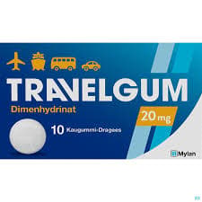 Travelgum  20 mg - Kaugummi-Dragees