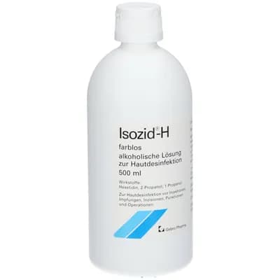 Isozide - H colourless - alcoholic solution for skin disinfection