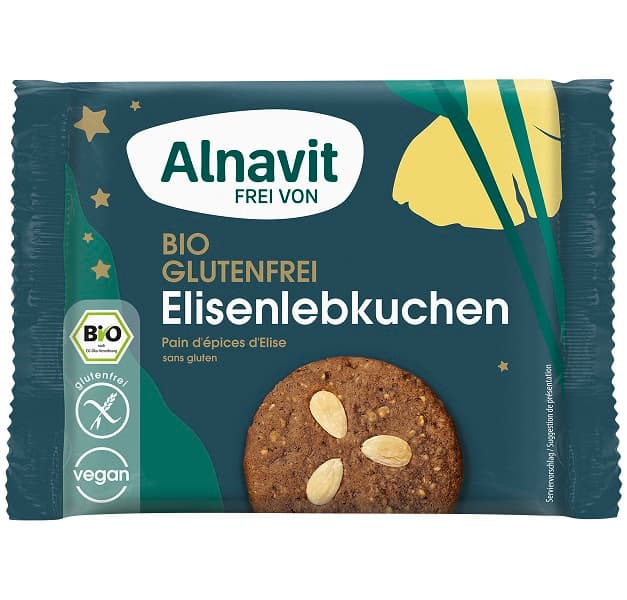 Alnavit BIO Glutenfreier Elisenlebkuchen mit Mandeln