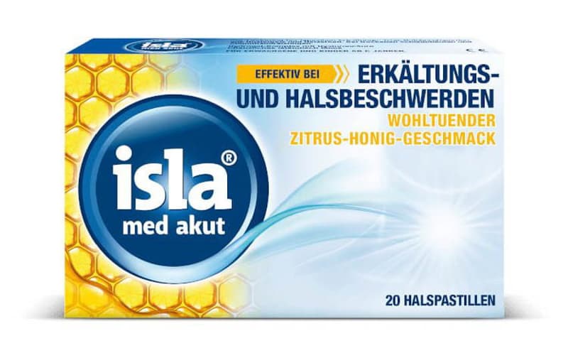 Isla med citrus-honey pastilles 20 pcs