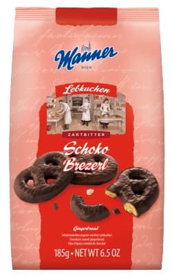 Manner Lebkuchen Brezerl