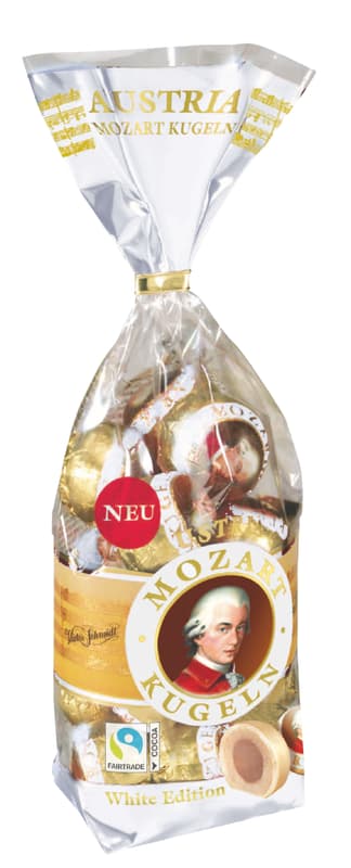 Manner Austria Mozartkugeln mit weißer Schokolade