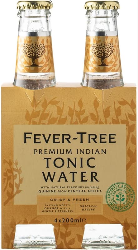 Fever-Tree Premium Indian Tonic Water 4x200ml
