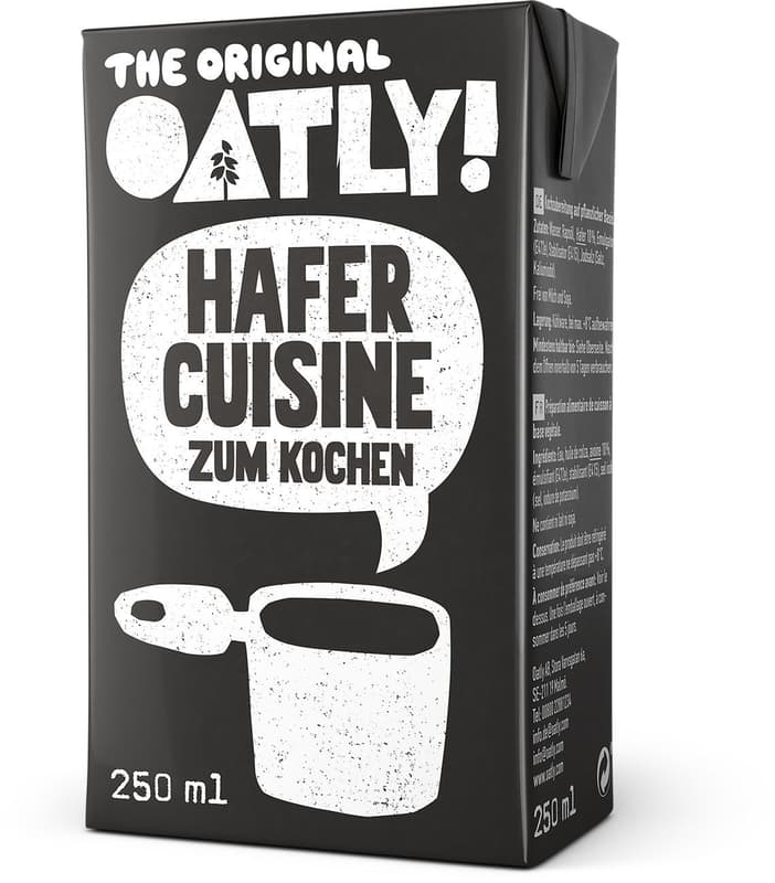 Oatly Hafer Cuisine zum Kochen